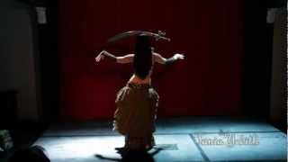 Danza árabe Sable  Bellydance sword  Tania Yedith [upl. by Woodrow]