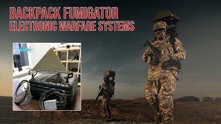 Russian Soldiers with Backpack Fumigator Electronic Warfare Systems [upl. by Ieluuk]