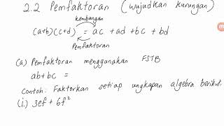 Jom cuba 21 No 4  Matematik Tingkatan 2 Bab 2 pemfaktoran dan pecahan algebra  KSSM buku teks [upl. by Masry114]