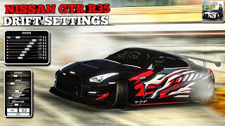 Nissan GTR R35 Drift Settings Gearbox Suspension and more  Car Parking Multiplayer [upl. by Ahsahtan668]