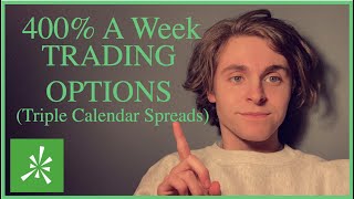 Making 400 Per Week Trading Options Triple Calendar Spreads  Halcyon Trader [upl. by Segalman]