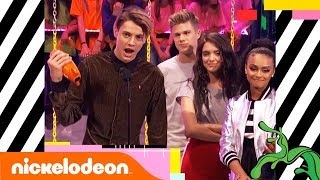 Jace Norman Wins Favorite TV Actor 📺 Second Year in a Row  Kids Choice Awards 2018  Nick [upl. by Moorish168]