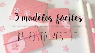 📁3 ideas SUPER Fáciles de PORTA POST IT TRES TULIPANES ROJOS [upl. by Htaeh]