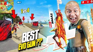 M4A1 The Best Evo Gun in Solo Vs Squad 😎 But Once Again Popat होगया  Free Fire Max [upl. by Notrem502]