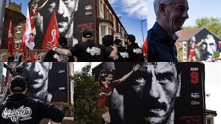 The Ian Rush Mural by MurWalls at Anfield  The Making and Unveiling [upl. by Ailahk]