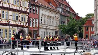 DrumCops Mühlhausen Thühringen Kirmes Musikschau [upl. by Marlane]