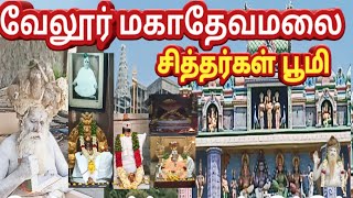 MAHADEVAMALAIVELLORE VELLORETOURIST மகாதேவ மலை Vellore siddhar Jeeva samadhi Vellore temple [upl. by Nylac]