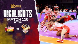 Match Highlights Bengaluru Bulls vs Gujarat Giants  February 11  PKL Season 10 [upl. by Cilla]