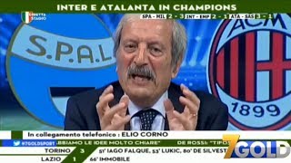 ELIO CORNO PRENDE IN GIRO TIZIANO CRUDELI INTER IN CHAMPIONS MILAN IN EUROPA LEAGUE [upl. by Azeel]