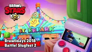 BRAWL STARS Brawlidays 2018  Battle Slugfest 2 [upl. by Brewster]