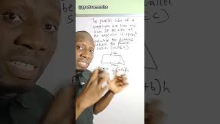 How to Solve an Area of a Trapezium Problem trapezium area planeshapes geometricshapes [upl. by Nikita]