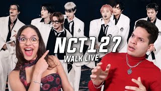 Waleska amp Efra react to NCT 127 엔시티 127  Walk LIVE amp Dance Practice [upl. by Ettennil]