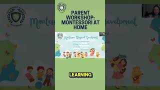 Parent Workshop Montessori At Home [upl. by Haggai]