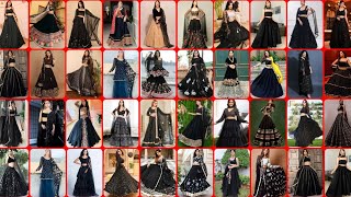 🖤 Black Lehenga Design  Black Lehenga Choli Design for Girls  Lehenga Designs  Lehenga Choli [upl. by Ardekal]