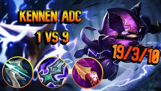 KENNEN ADC ESTA ROTISIMO  COMO JUGAR KENNEN ADC S13  KENNEN ADC 1V9 [upl. by Hsekin]