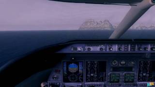 Flight Simulator X HD Tokyo Executive Transport 2 [upl. by Ecadnarb146]