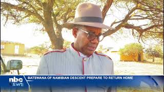 Batswana descendants of Namibia prepare to return  nbc [upl. by Airdnua]