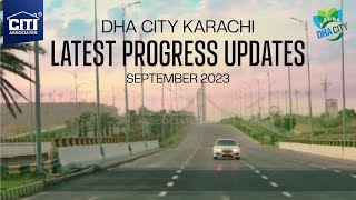 DHA City Karachi Latest Progress Updates  September 2023 [upl. by Eednak]