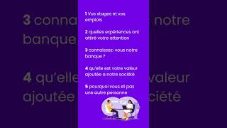 Top10 questions entretien banque [upl. by Twila662]