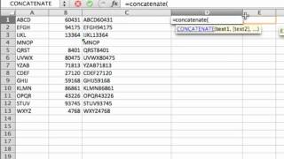 How to merge data from two different columns in Excel [upl. by Nomelc]