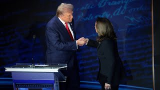 Trump vs Harris Debate Body Language Experts Surprising Insights [upl. by Atteuqahc]