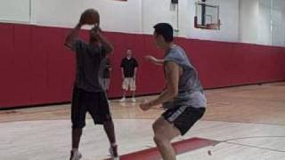 Yao Ming Workout 8242010  trashtalking Chuck Hayes [upl. by Ulita]