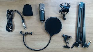 Neewer NW700 Condenser Microphone amp NW35 suspension arm kit review [upl. by Annam523]