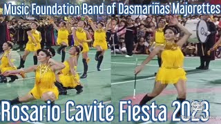 Music Foundation Band of DasmariñasDrillGroup amp Solo Maj Exhibition  Rosario Cavite Fiesta 2023 [upl. by Enyalaj]