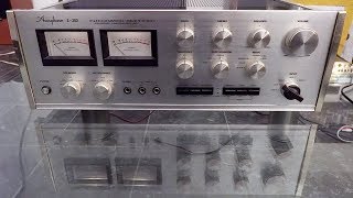 Accuphase E202 test on Canton Ergo RCL [upl. by Gilligan326]