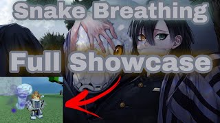 Snake Breathing Full Showcase  Kaburamaru Snake  Demon Slayer RPG 2 Roblox [upl. by Vipul195]