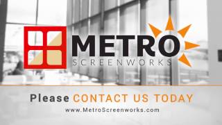 Metro Screenworks Custom Window Screens [upl. by Llehcal]