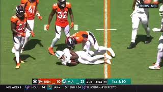 Raheem Mostert 2023 NFL Game Highlights vs Broncos  THH [upl. by Asinet]