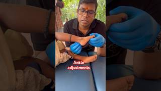 Ankle adjustments drrajneeshkant worldfamouschiropractor [upl. by Lexi]