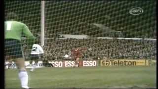 Terry McDermott goal of the season Liverpool v Tottenham 1980 [upl. by Anohr]