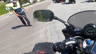 Passo dello Stelvio — back and forth between Bormio and Prad am Stilfserjoch on the Yamaha FZ6S [upl. by Ami127]