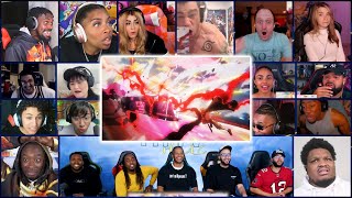 Shanks vs Kid  One Piece Episode 1112 Reaction Mashup [upl. by Rockwood]