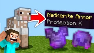 MINECRAFT SHEARING SHEEP GIVE OP ITEMS  Minecraft [upl. by Kermie440]