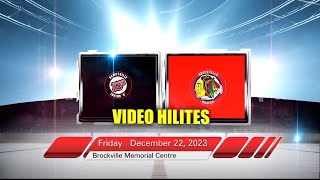 Kemptville vs Brockville  December 22 2023 [upl. by Worden]