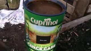 cuprinol no mess shed fence paint any good [upl. by Girhiny589]