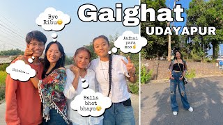 Ribu lai Gaighat Maa Xodera aaiyo Hai Sathi Haru  Gaighat UDAYAPUR Vlog  Apsara Rai [upl. by Nosnarb]