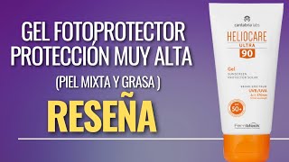 HELIOCAREReseña➡️ULTRA 90 SPF 50Protección para la exposición solar intensaPiel mixta y grasa [upl. by Labanna]