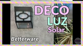 Deco Luz Solar Betterware [upl. by Pattie789]