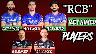 rcb retention list IPL 2025 [upl. by Lind]