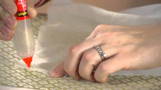 How to Hem Polyester Curtains With Fabric Glue  Felt Wool amp Other Fabric Care [upl. by Ladin214]