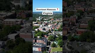 Downtown Manassas Virginia 😍🎥  Living in Northern Virginia [upl. by Enimisaj]