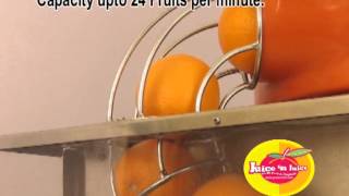 Orange Juice Machine Table Top with automatic feeder [upl. by Dnumsed]