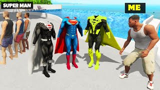 I Stole SUPERMANS SUIT From SUPERMAN in GTA 5  Lovely Gaming [upl. by Dre]