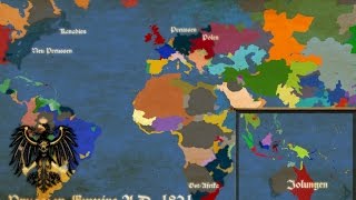 EU4 Prussia Timelapse [upl. by Alecram977]