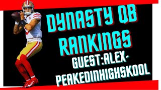 Superflex Dynasty QB Rankings  Dynasty Trade Chart [upl. by Doretta859]