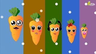 Vegetables Finger Family Song and More Daddy Finger Family Nursery Rhymes [upl. by Linders]